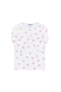 Image of Pink Heart Print Pajama