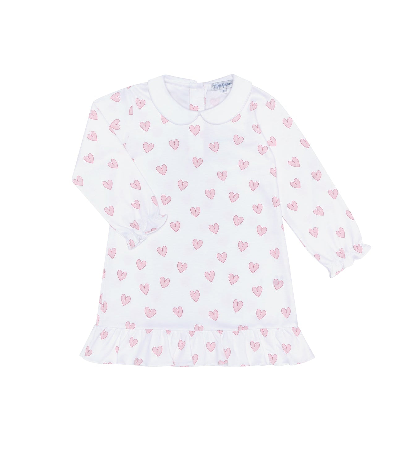 Pink Heart Print Long Sleeve Playtime