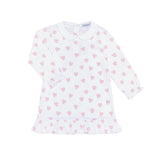 Pink Heart Print Long Sleeve Playtime