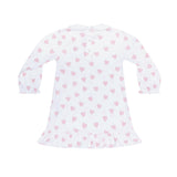 Pink Heart Print Long Sleeve Playtime