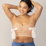 Sublime® Hands-Free Pumping & Nursing Bra | Beige