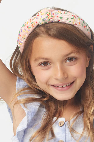 Kids Sprinkles Knotted Headband