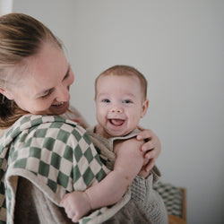 Image of Organic Cotton Muslin Burp Cloth 2-Pack