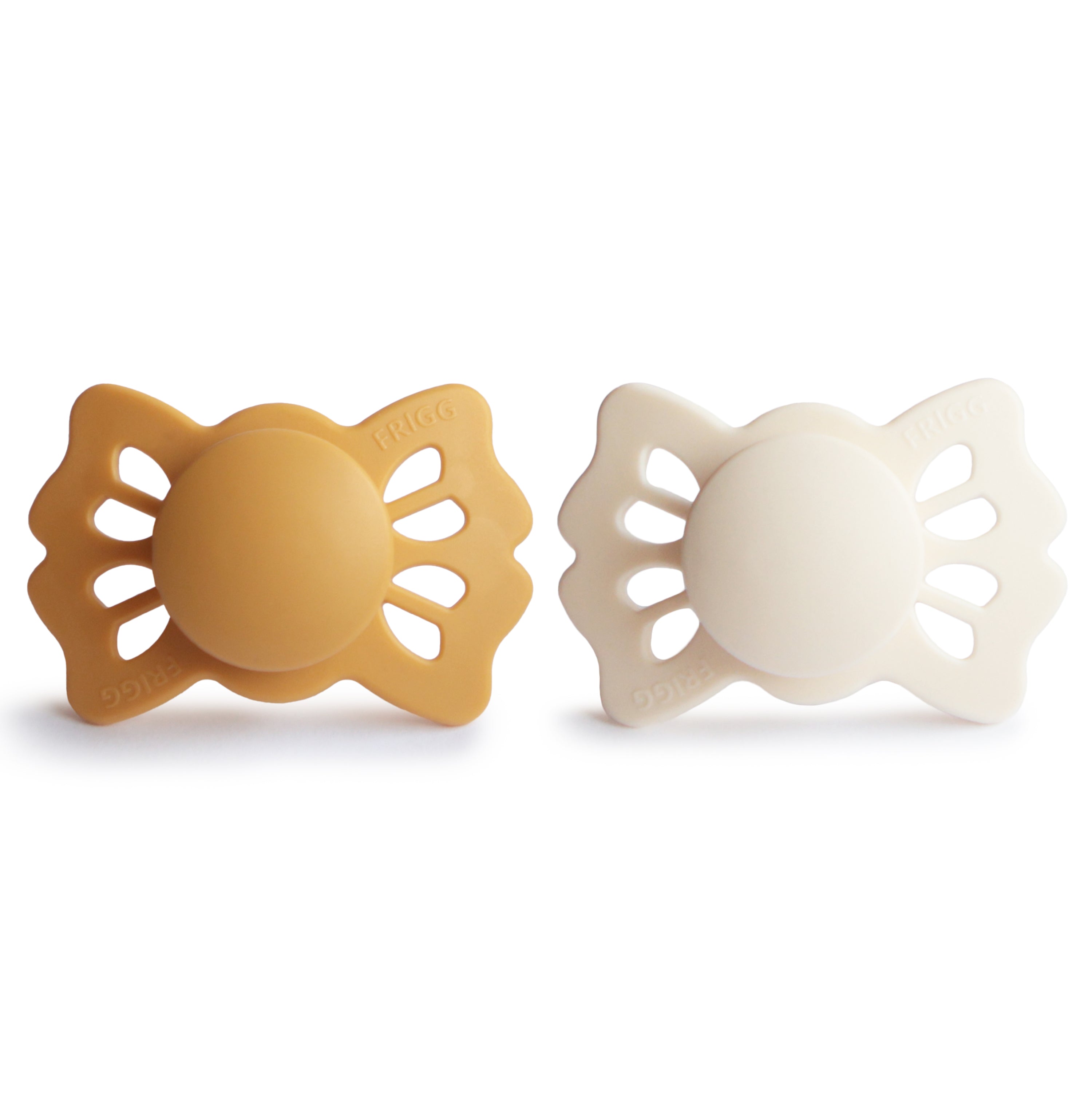 Image of FRIGG Lucky Symmetrical Silicone Pacifier 2-Pack (0-6 Months)