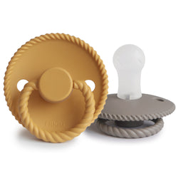 Image of FRIGG Rope Silicone Pacifier 2-Pack