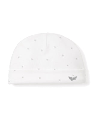 Baby's Pima Hat in Grey Stars