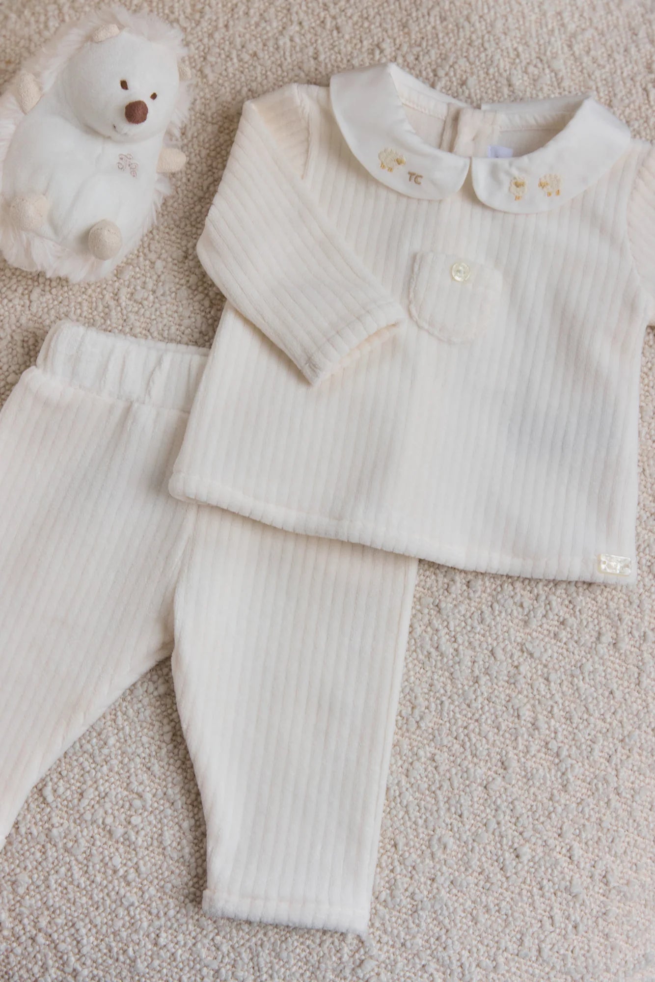 Outfit Long Ecru Velvet