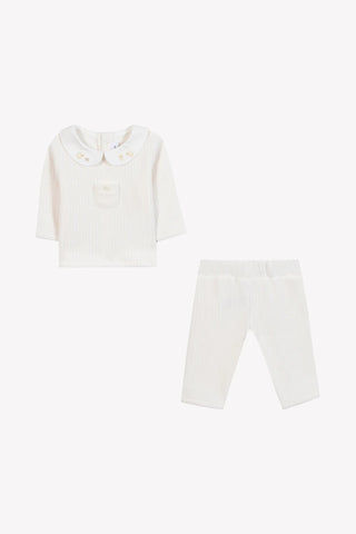 Outfit Long Ecru Velvet