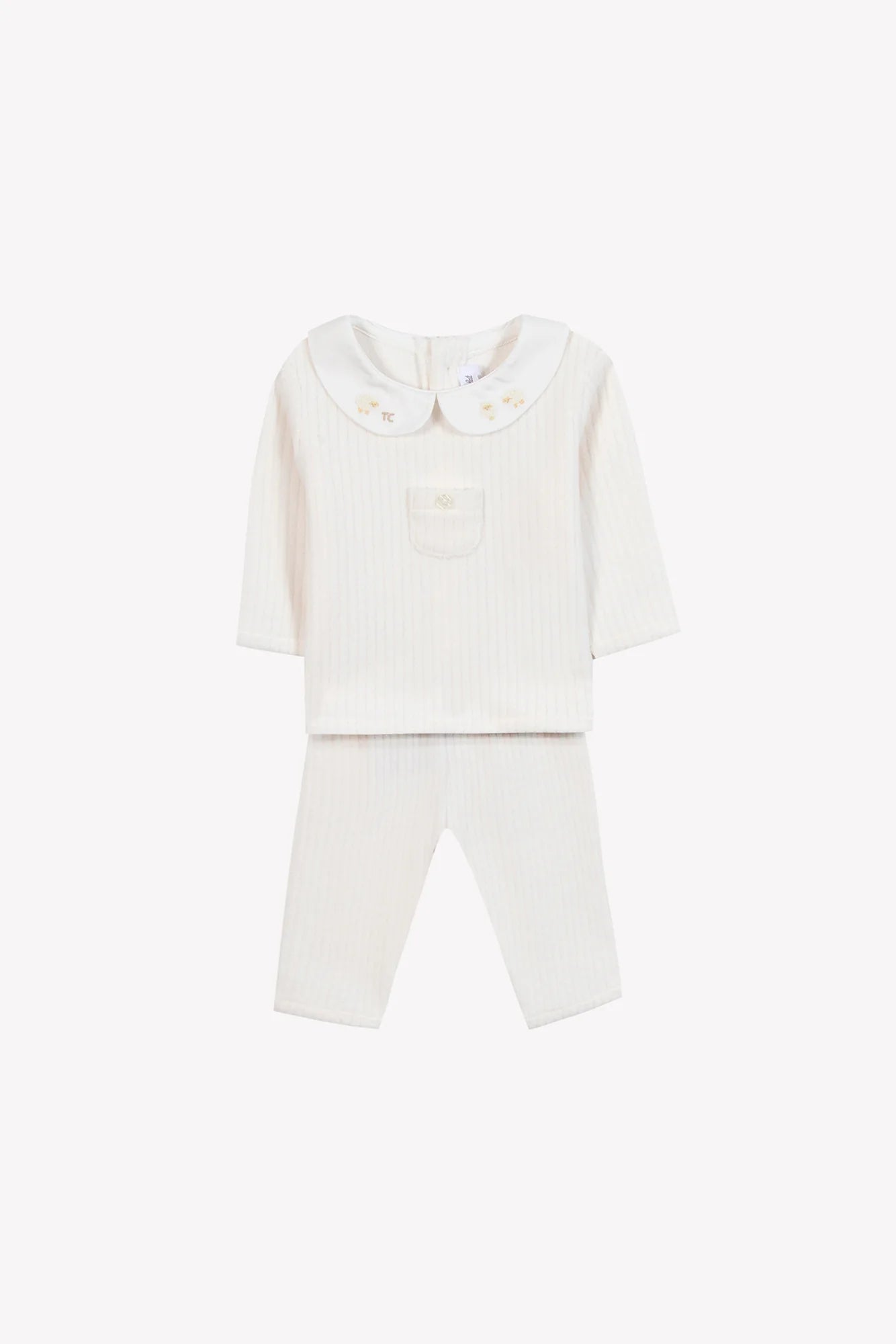 Image of Outfit Long Ecru Velvet