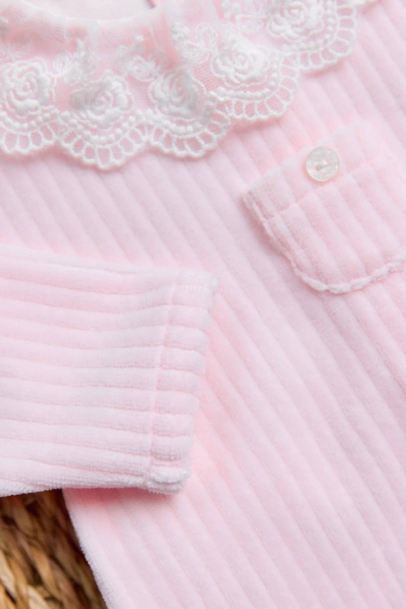 Image of Outfit Long Ecru Velvet