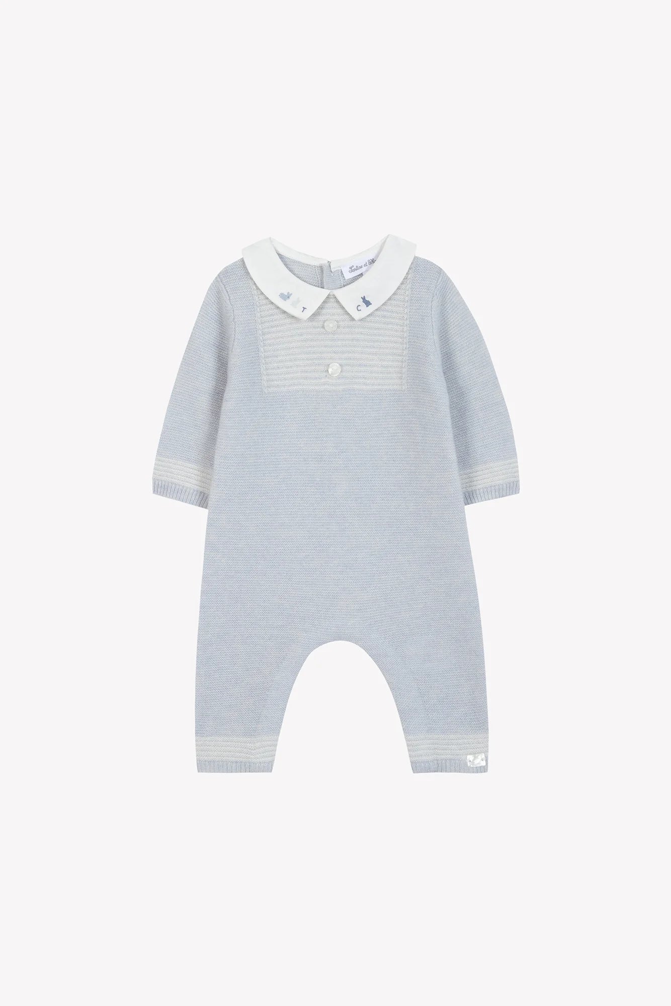 Image of Jumpsuit long Blue celestial Smocks