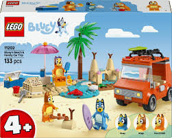Lego Bluey's Beach & Family Car Trip