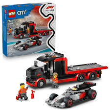Lego F1 Display Truck with Audi F1 Race Car