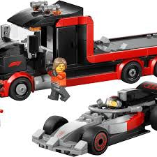Lego F1 Display Truck with Audi F1 Race Car