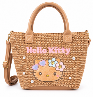 Hello Kitty Woven Beaded Bag
