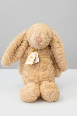 beige bunny plushie