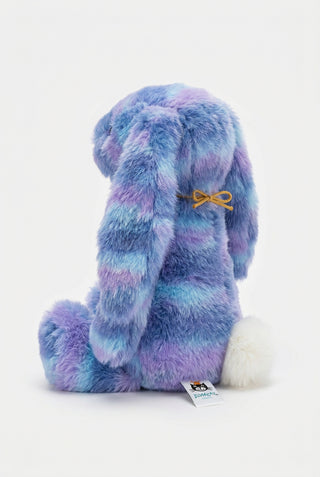 purple blue striped bunny