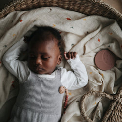 Image of Organic Cotton Muslin Swaddle Blanket
