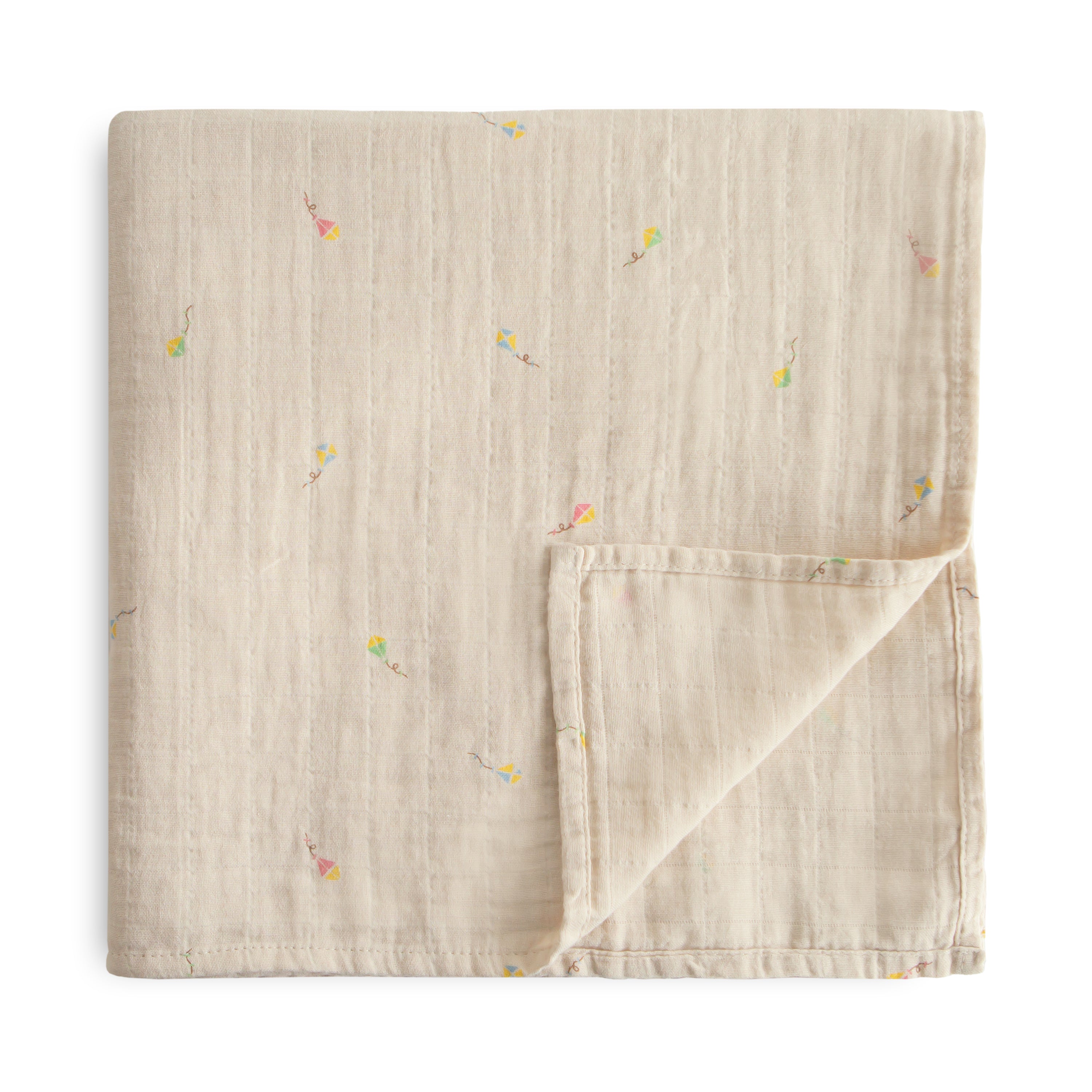 Image of Organic Cotton Muslin Swaddle Blanket