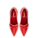 Susan Pump In Scarlet Patent Leather