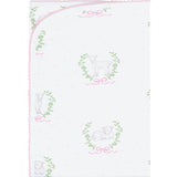 Pink Lamb Print Blanket