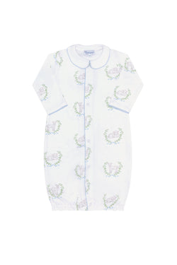 Image of Blue Lamb Print Converter Gown