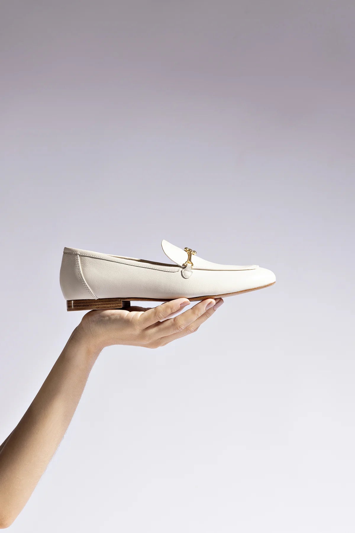 Image of Katherine Loafer In Ivory Leather