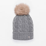 The Cable Beanie – Grey Melange (Adult)