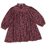 Lena Dress - Mulberry Mini Print