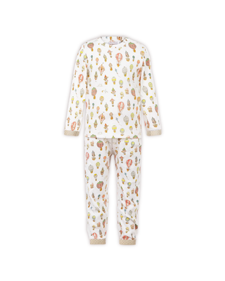 Loungewear set – Hot Air Balloons Gold