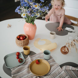 Image of Round Dinnerware Plates, Set of 2