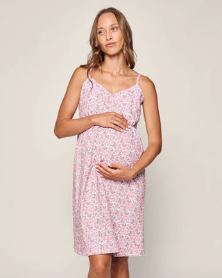 Women's Pima Maternity Nightgown in Fleur de Rose