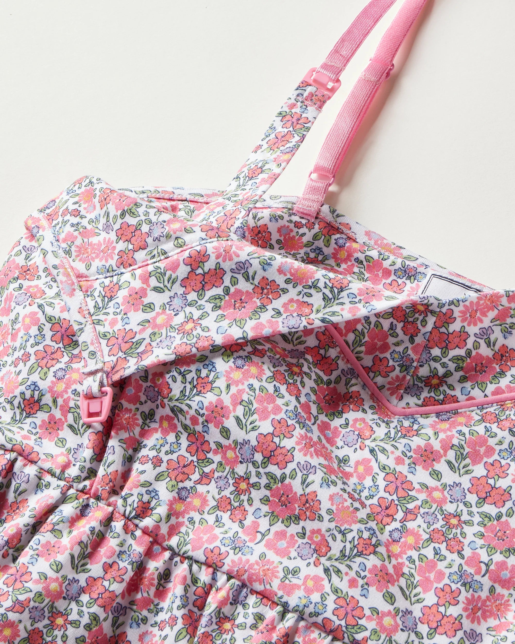 Image of Women's Pima Maternity Nightgown in Fleur de Rose