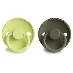 Image of FRIGG Rope Silicone Pacifier 2-Pack