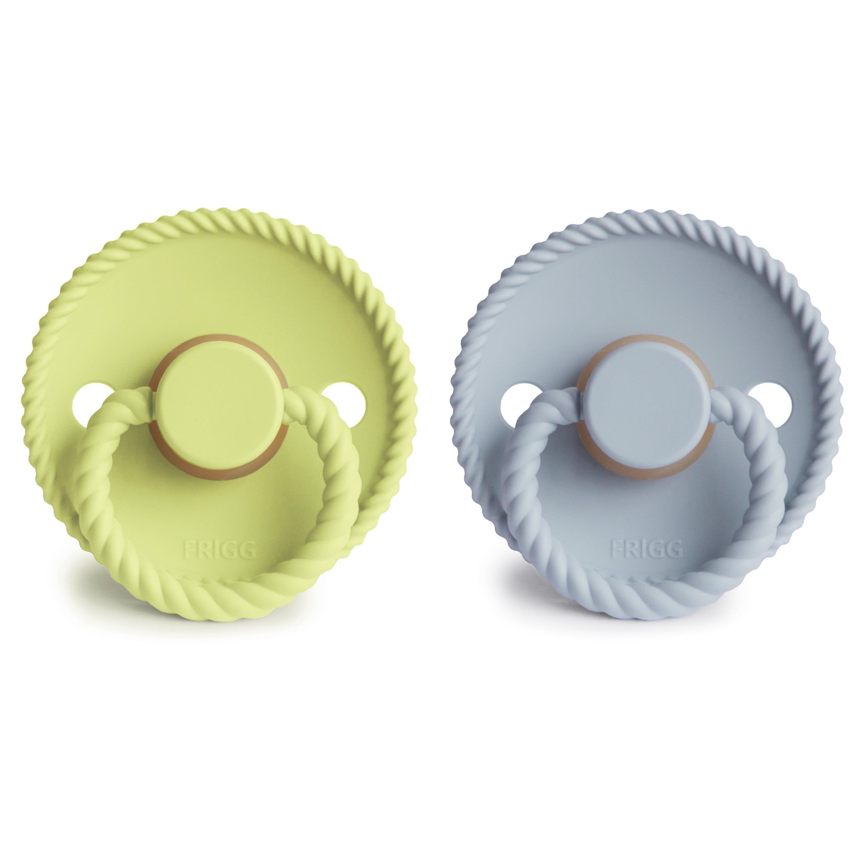 Image of FRIGG Rope Natural Rubber Pacifier 2-Pack