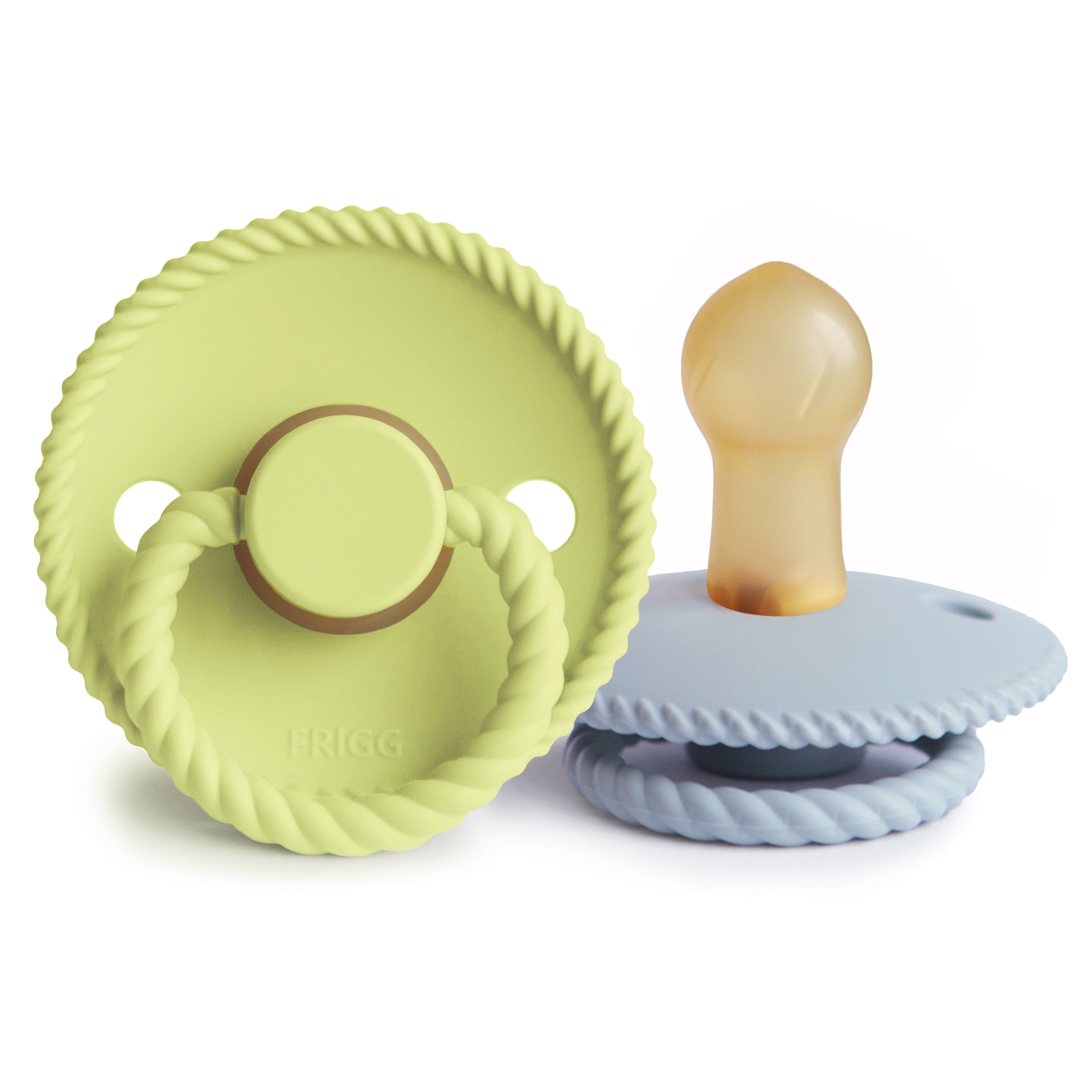 Image of FRIGG Rope Natural Rubber Pacifier 2-Pack