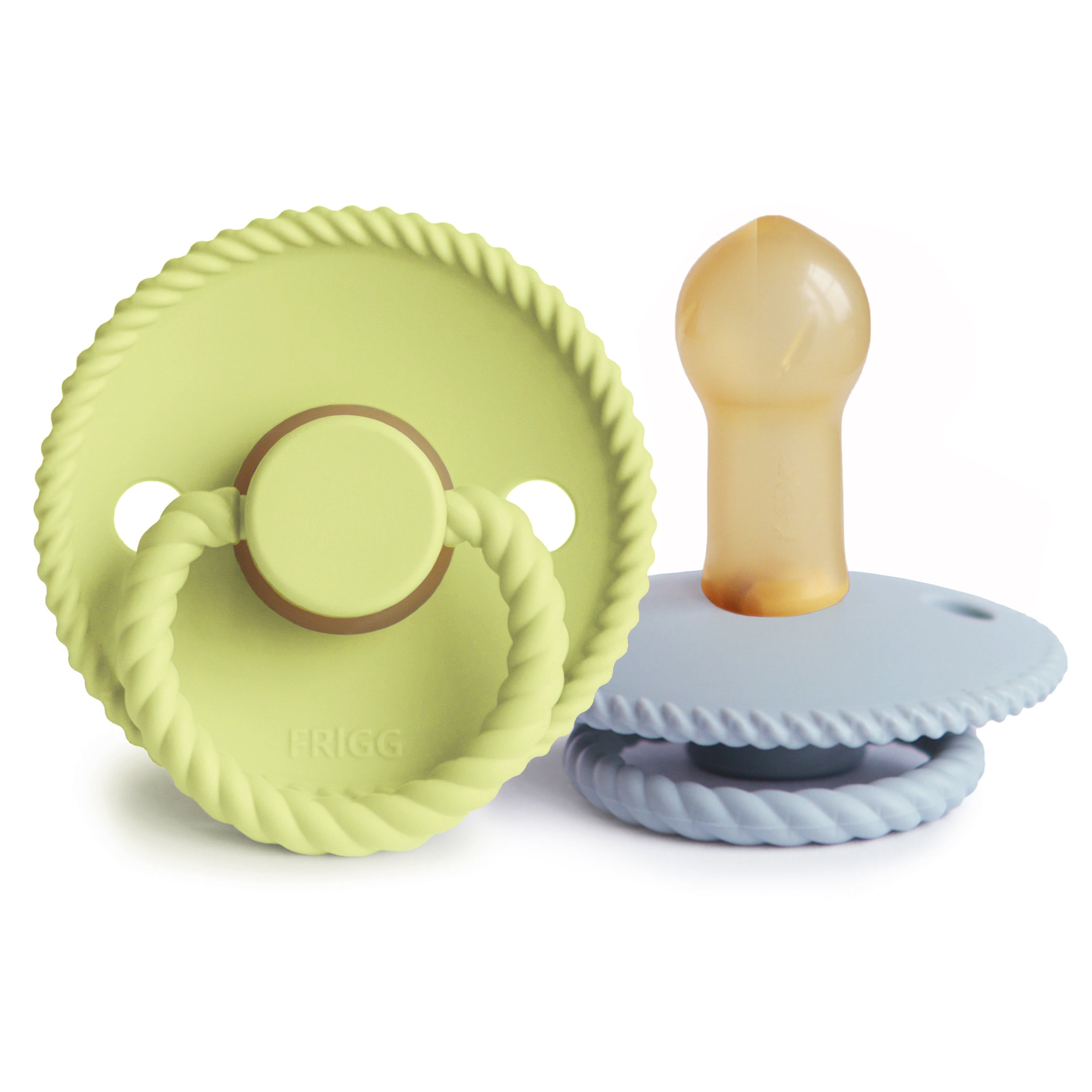 Image of FRIGG Rope Natural Rubber Pacifier 2-Pack