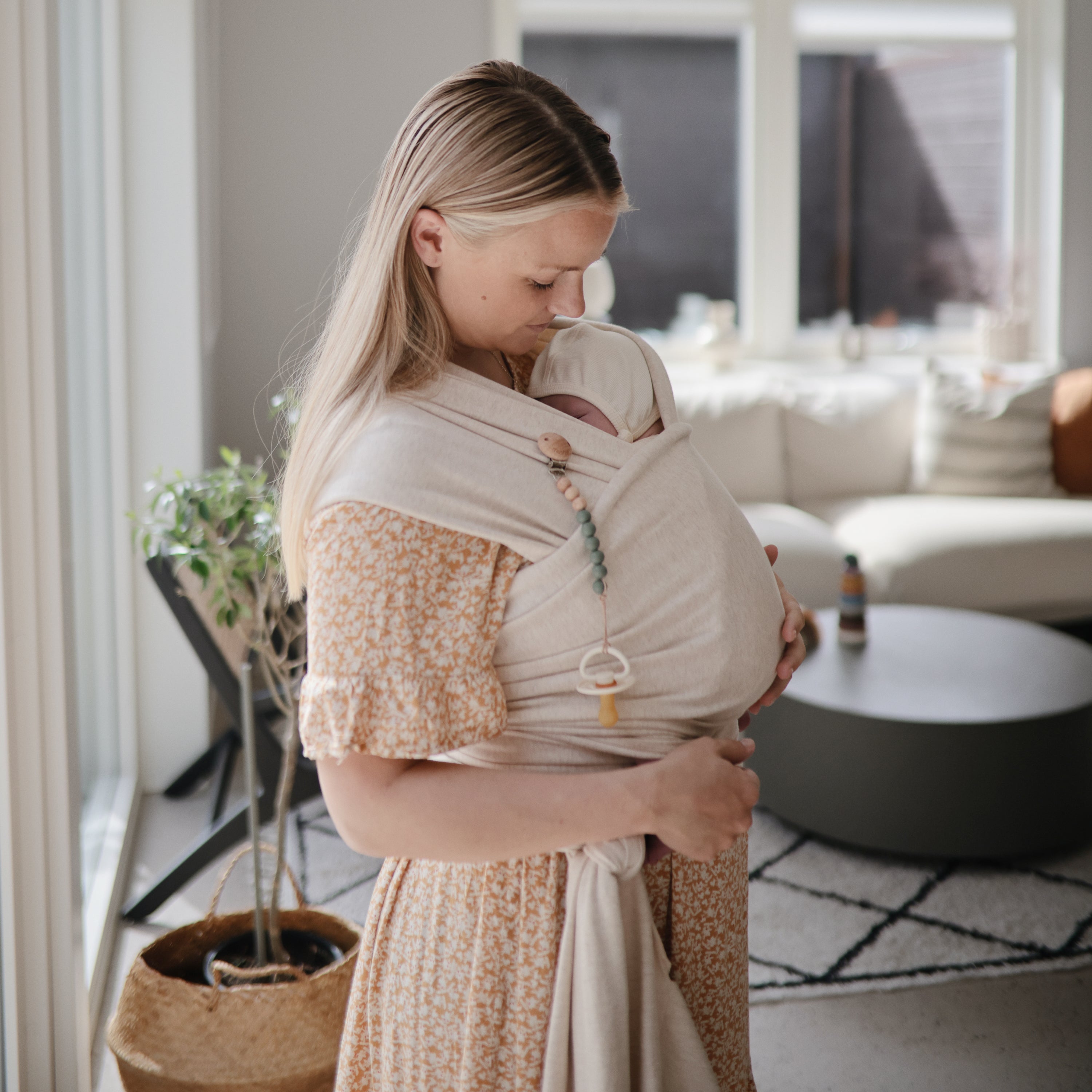 Image of Ribbed Baby Bonnet