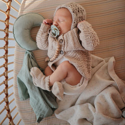 Image of Mini Muslin Crib Sheet
