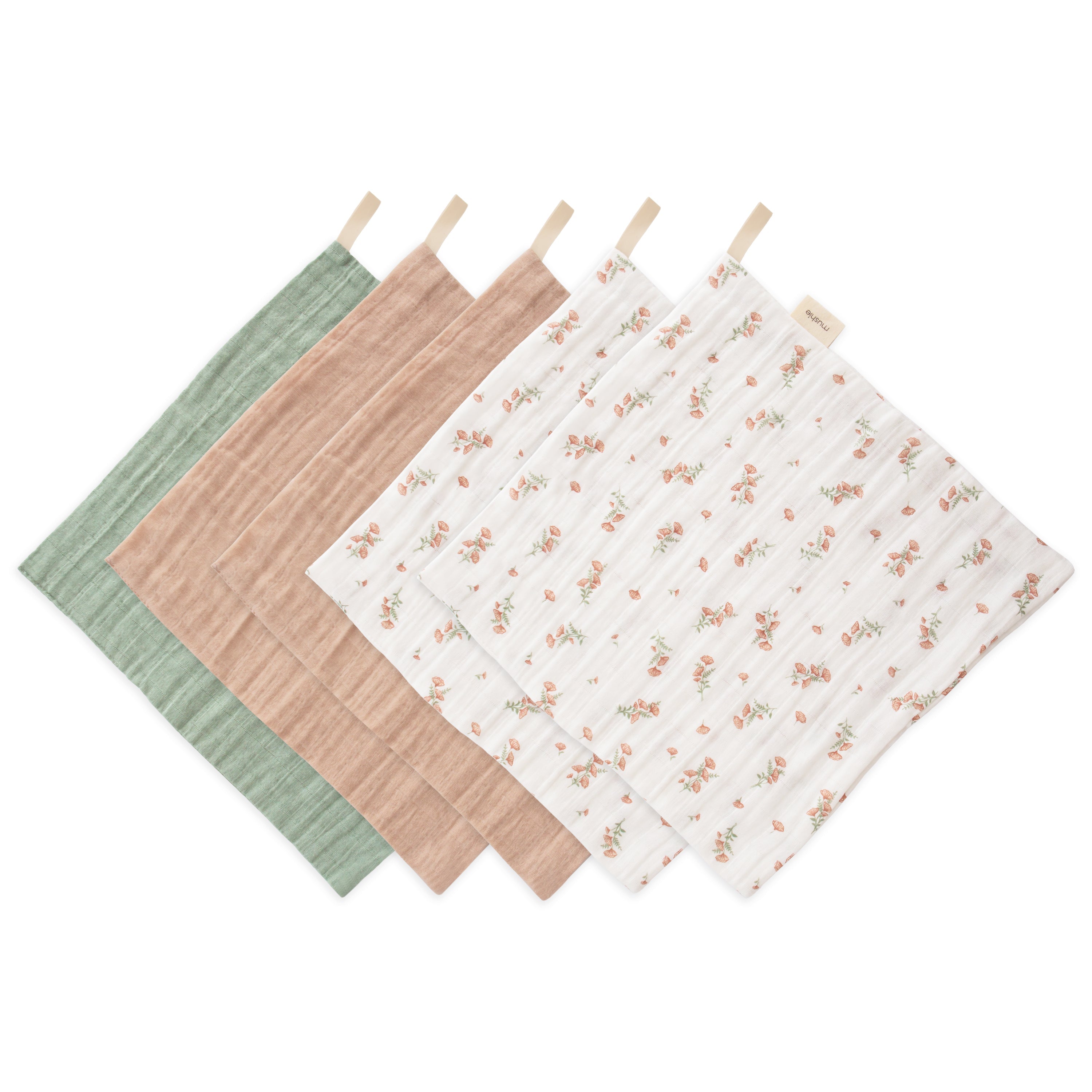 Image of Muslin Cotton Washcloth 5-Pack