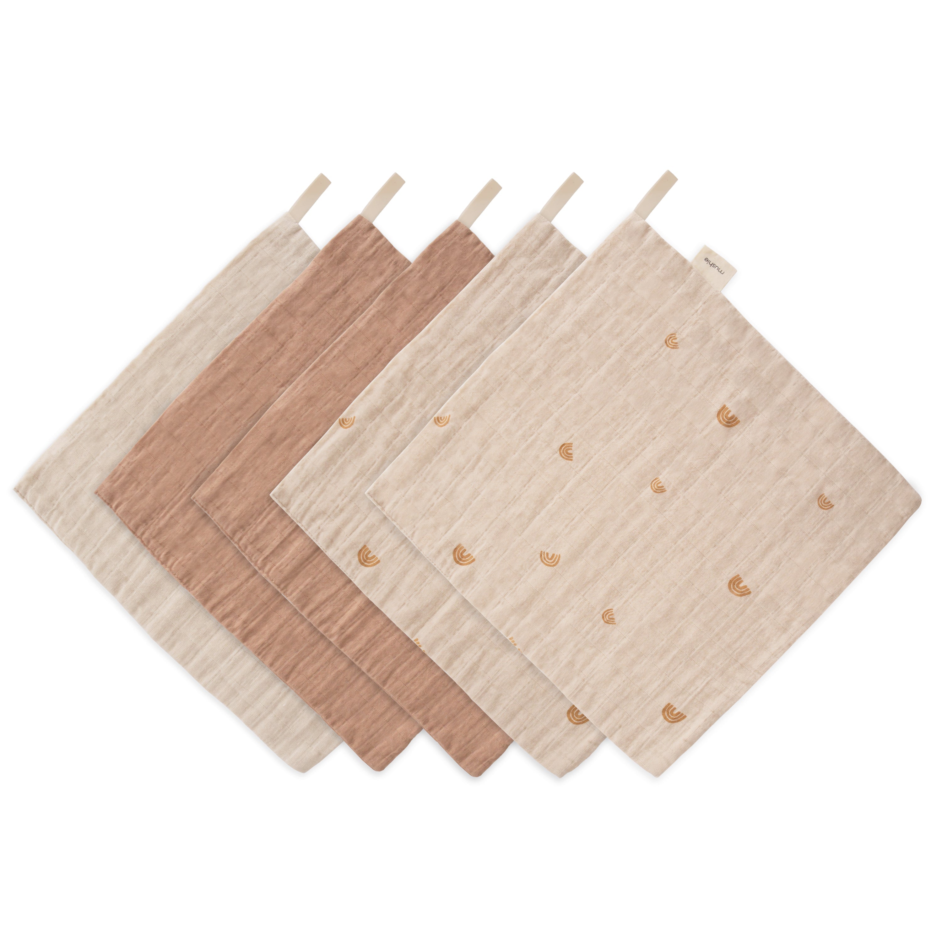 Image of Muslin Cotton Washcloth 5-Pack