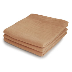 Image of Organic Cotton Muslin Cloths 3-Pack