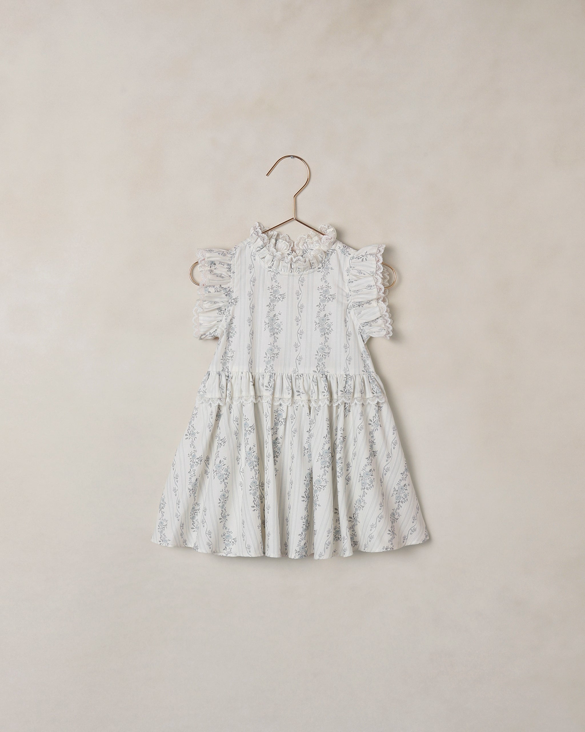 Rylee and Cru Alice Dress - French Floral Stripe