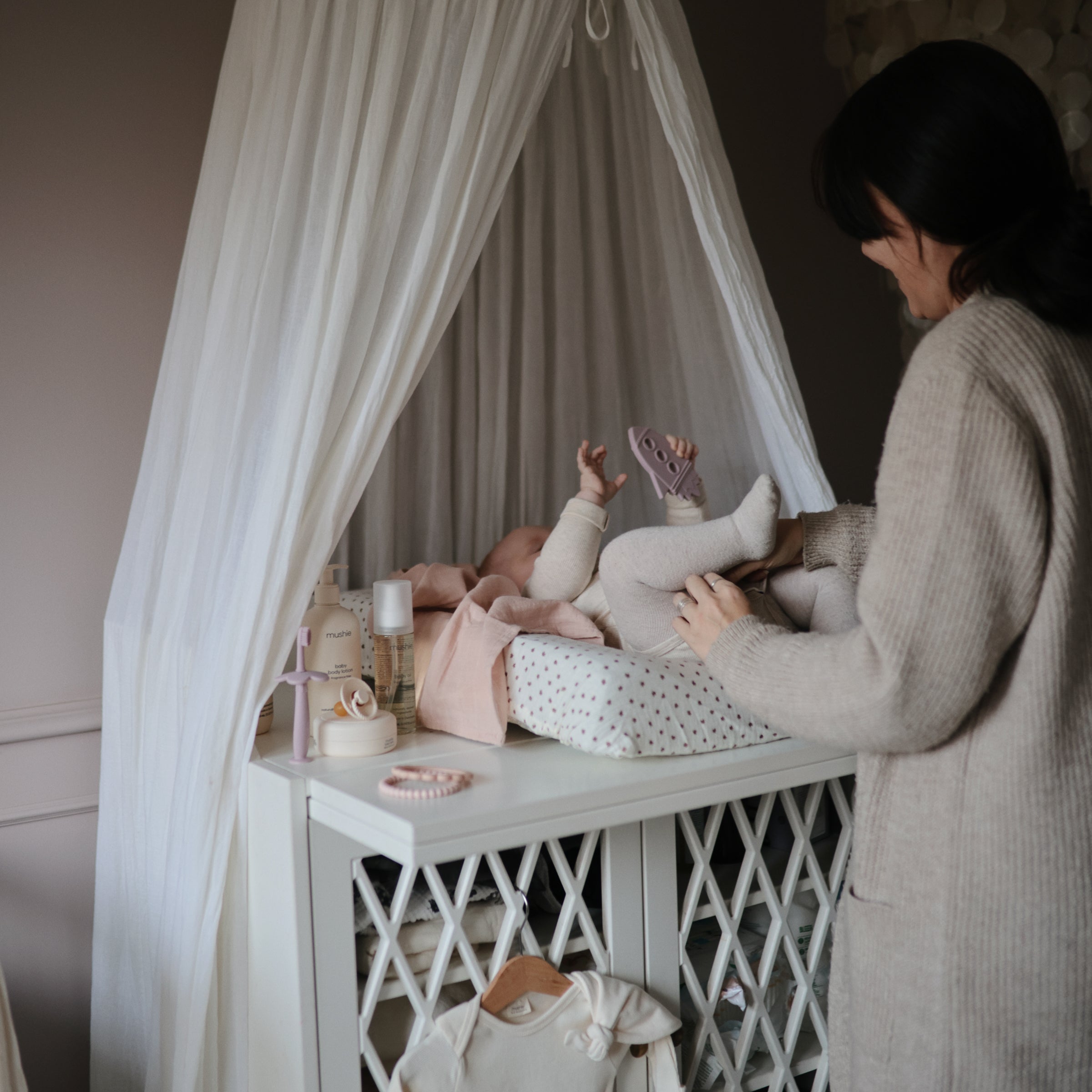 Image of Extra Soft Muslin Changing Pad Cover