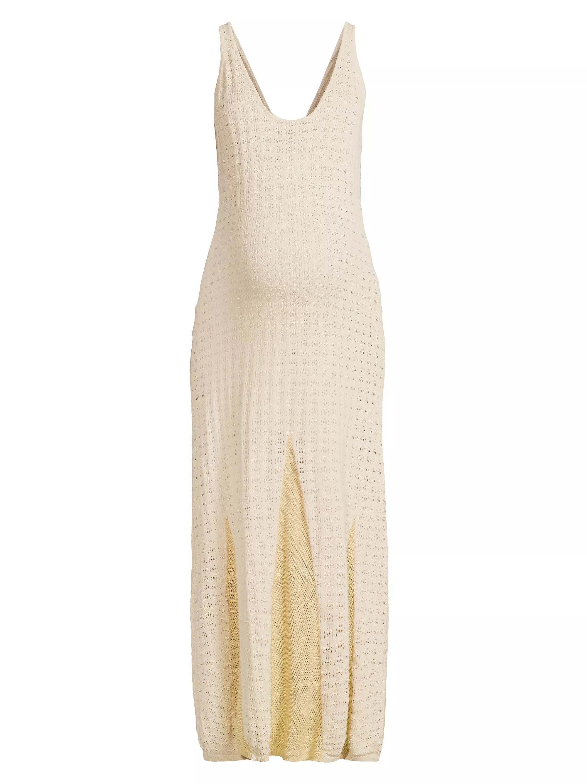 The Naomi Pointelle Maxi Dress
