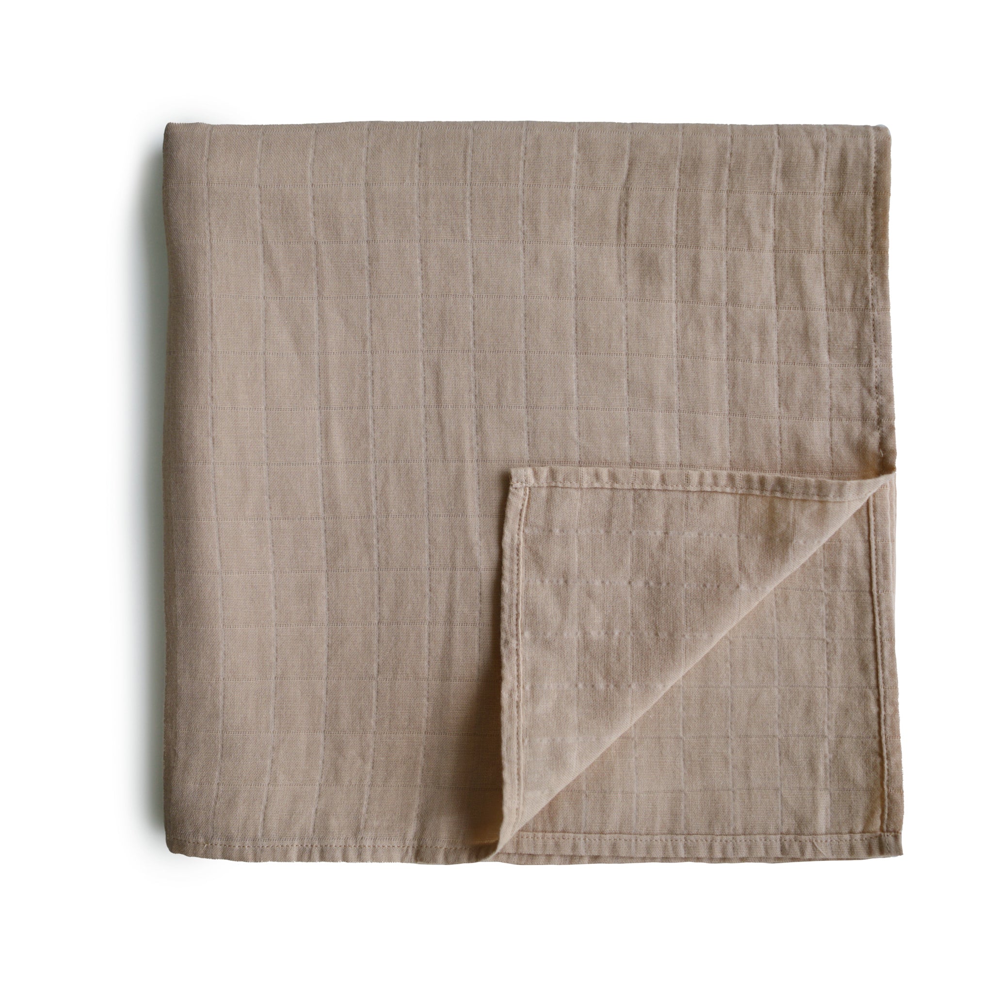 Image of Organic Cotton Muslin Swaddle Blanket