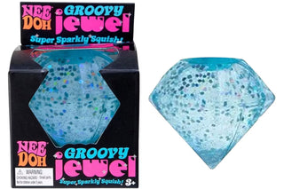NeeDoh Groovy Jewel Squishy Fidget Toy (Random Color) - Regular Size