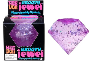 NeeDoh Groovy Jewel Squishy Fidget Toy (Random Color) - Regular Size
