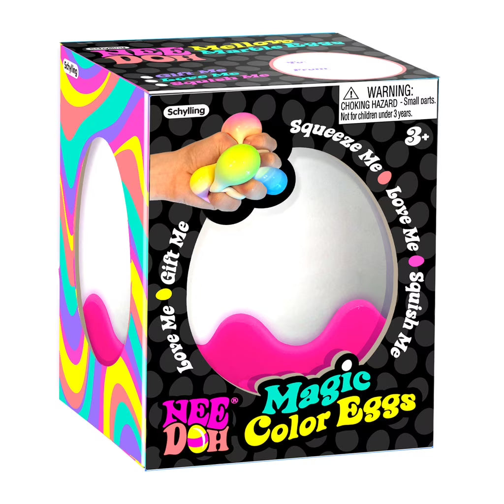 NeeDoh Magic Color Eggs Stress Ball