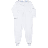 Nella Smocked Baby Boy Footie